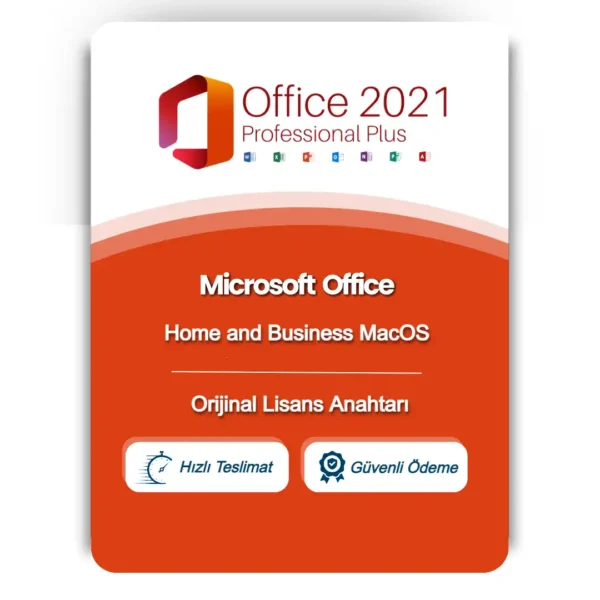 Office 2021 Home and Business MacOS Lisans Key