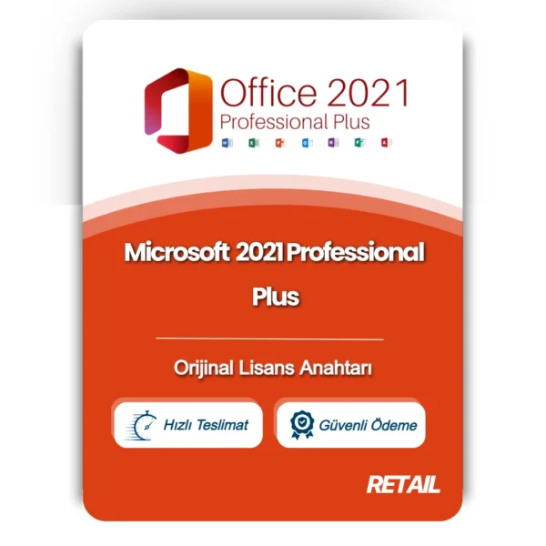 Office 2021 Professional Plus Retail Dijital Lisans Key