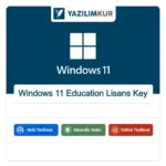 Windows 11 Education Lisans Key