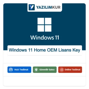 Windows 11 Home OEM Lisans Key