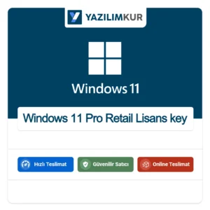 Windows 11 Pro Retail Lisans key