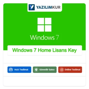 Windows 7 Home Lisans Key