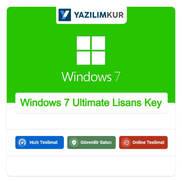 Windows 7 Ultimate Lisans Key