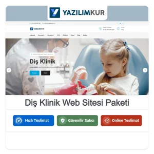 Diş Klinik Web Sitesi Paketi