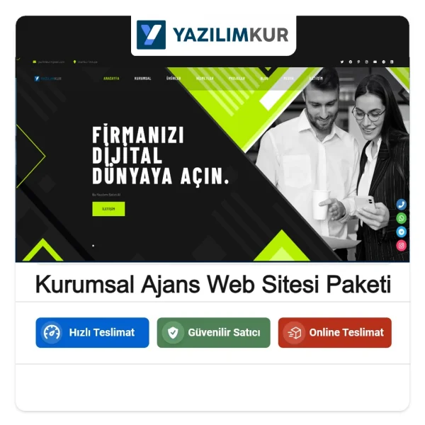 Kurumsal Ajans Web Sitesi Paketi