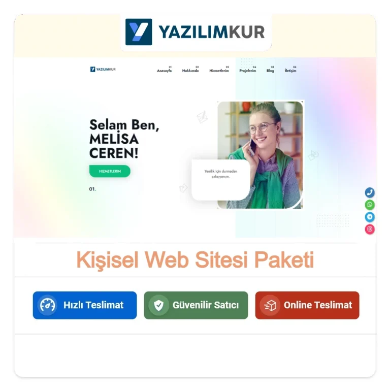 Kişisel Web Sitesi Paketi